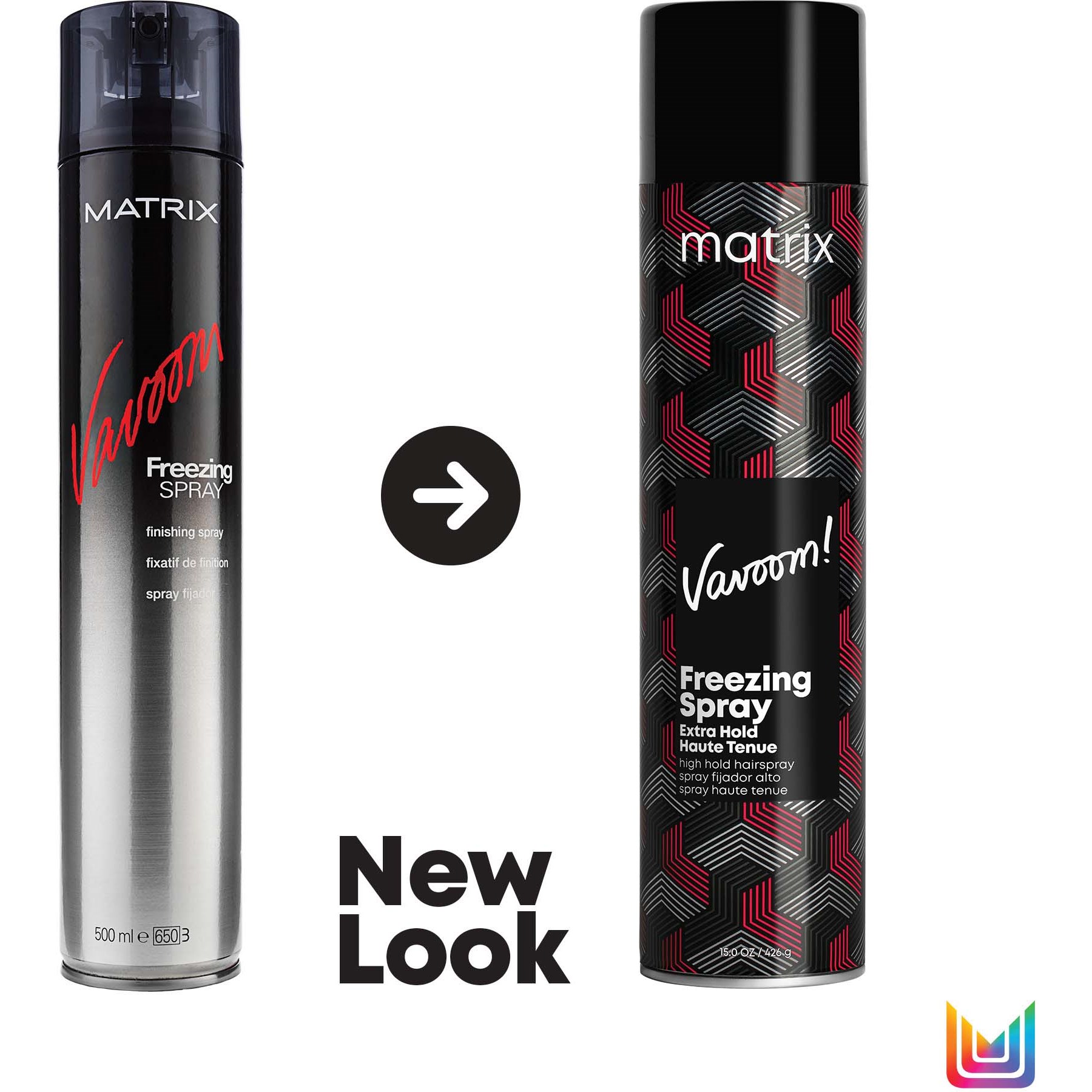 Alternativ bild 1 för Matrix Vavoom Freezing Spray Extra Hold 500 ml