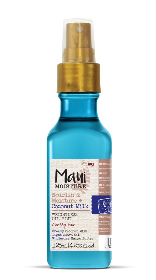 Maui Moisture Coconut Milk Weightless Oil Mist 125 ml