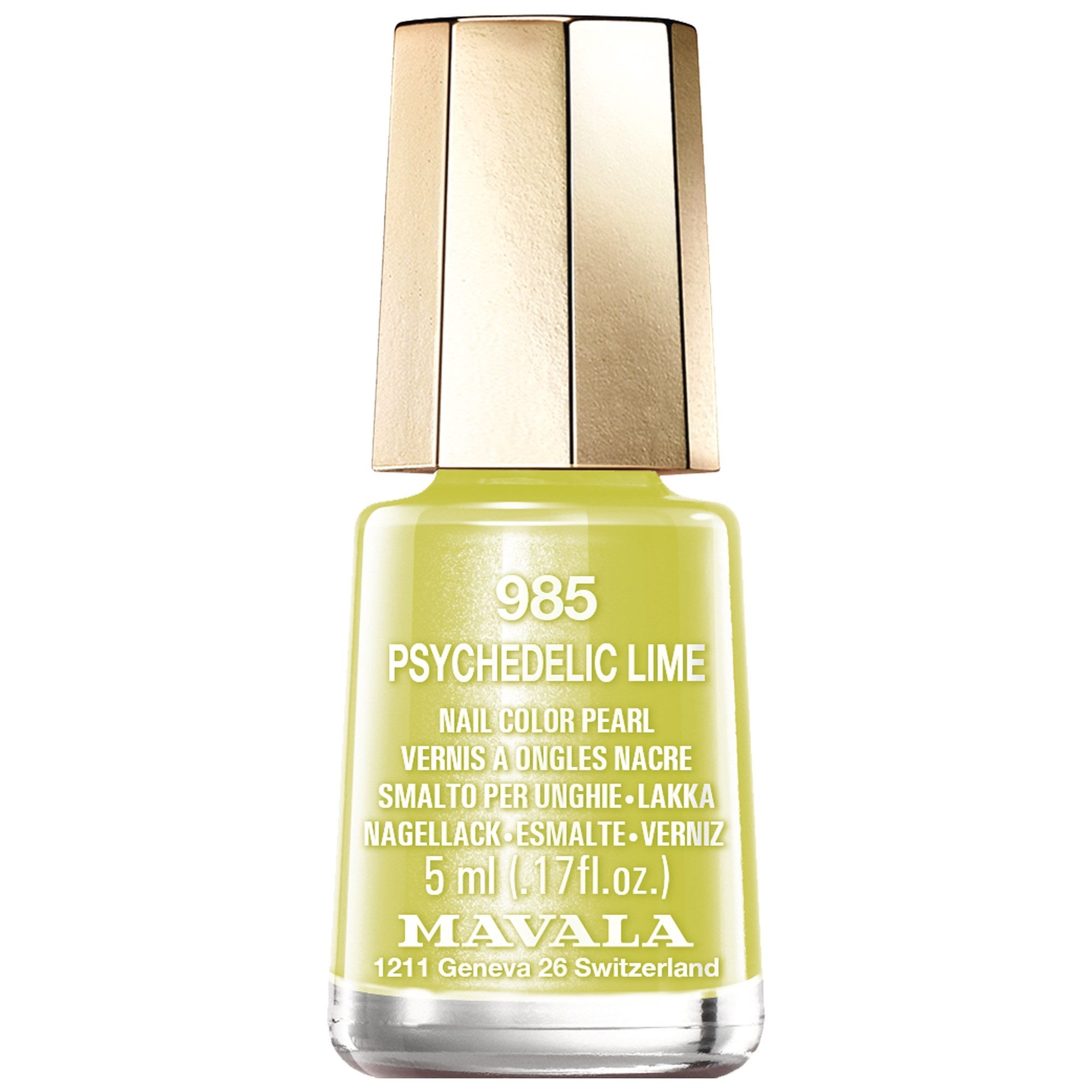 Mavala Minilack Dash & Splash Colors Nail Color Cream Psychedelic Lime Mavala Minilack Dash & Splash Colors Nail Color Cream Psychedelic Lime