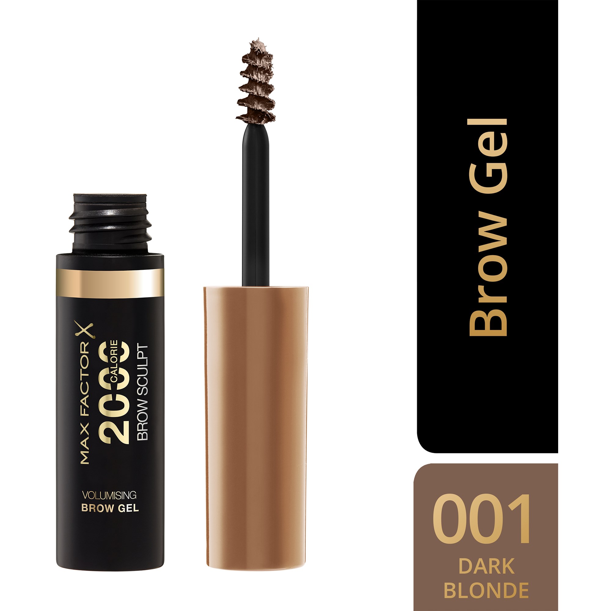 Alternativ bild 1 för MAX FACTOR 2000 Calorie Volumizing Brow Gel Dark Blonde