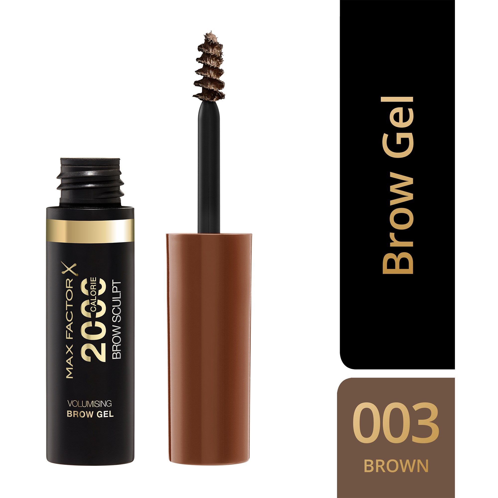 Alternativ bild 1 för MAX FACTOR 2000 Calorie Volumizing Brow Gel Brown
