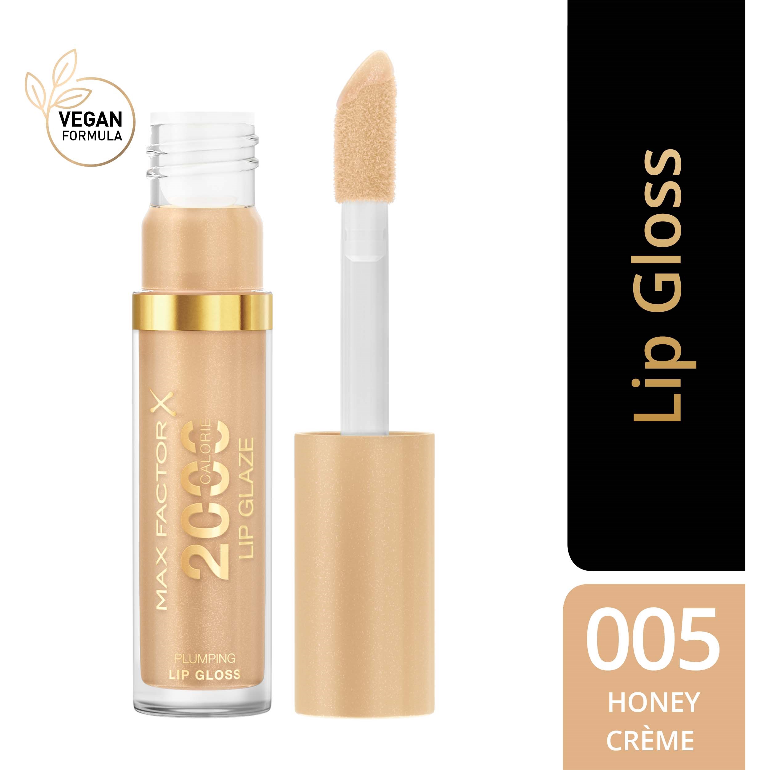 Alternativ bild 1 för Max Factor 2000 Calorie Lip Glaze 005 Honey Crème