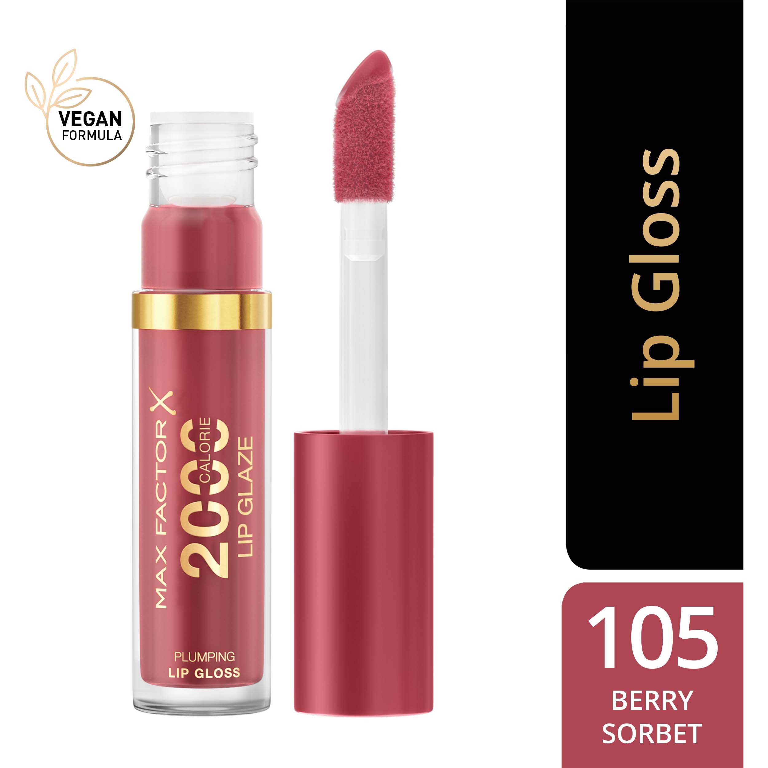 Alternativ bild 1 för Max Factor 2000 Calorie Lip Glaze 105 Berry Sorbet