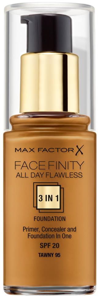 Max Factor All Day Flawless 3-in-1 Foundation 95 Tawny