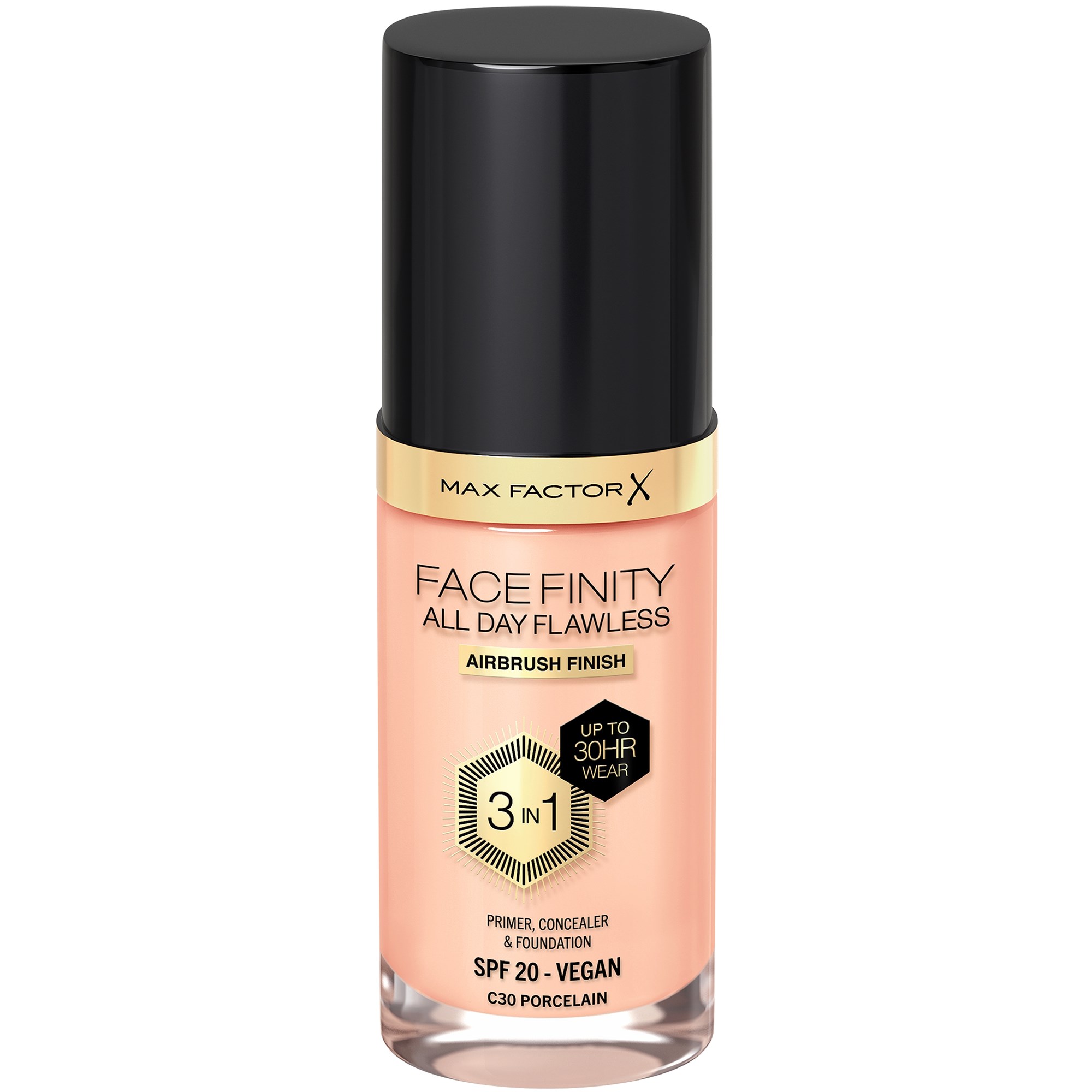 Max Factor Facefinity All Day Flawness 3in1 Liquid Foundation 30 billede