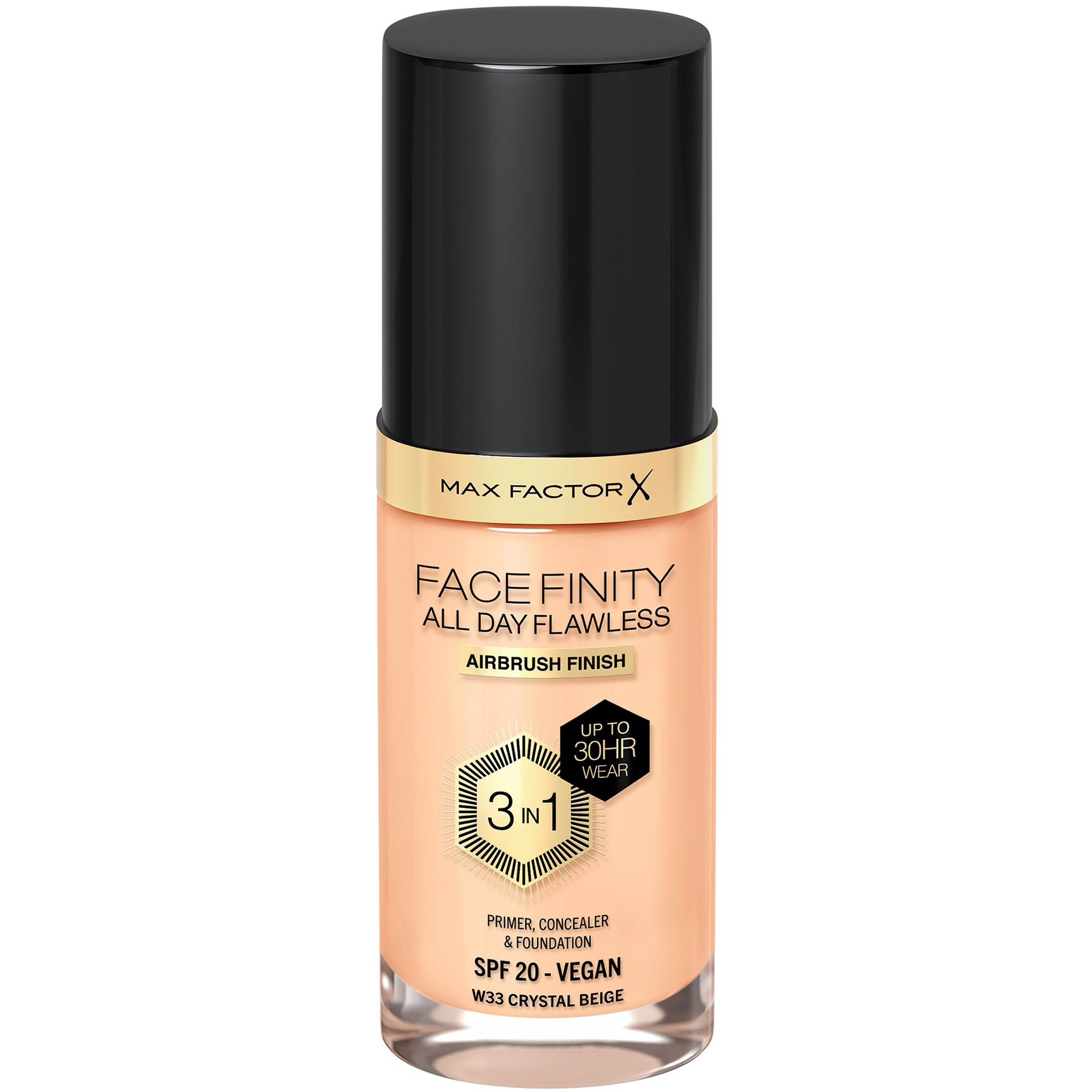 Max Factor Facefinity All Day Flawness 3in1 Liquid Foundation 33 billede