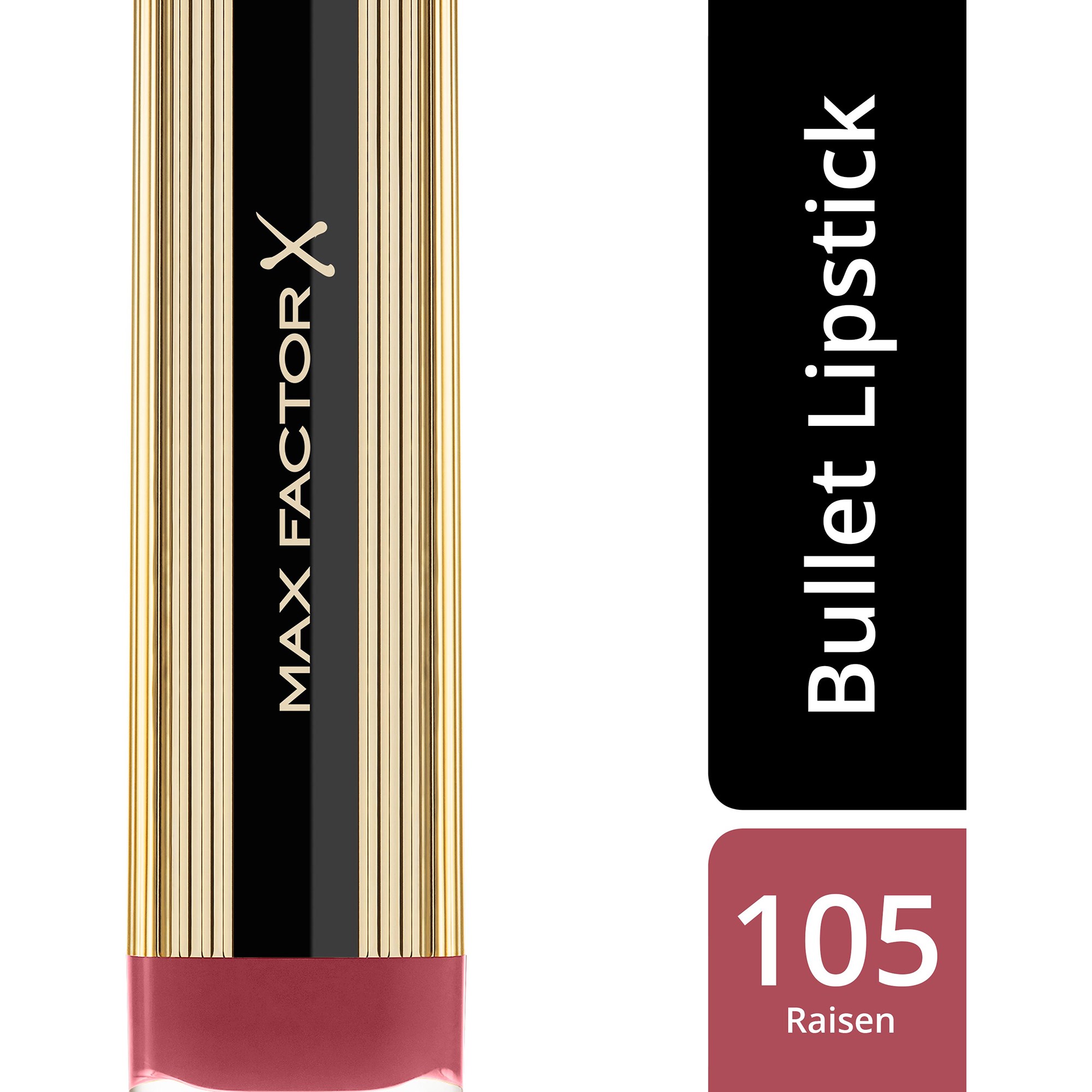 Alternativ bild 1 för Max Factor Colour Elixir Lipstick 105 Raisin