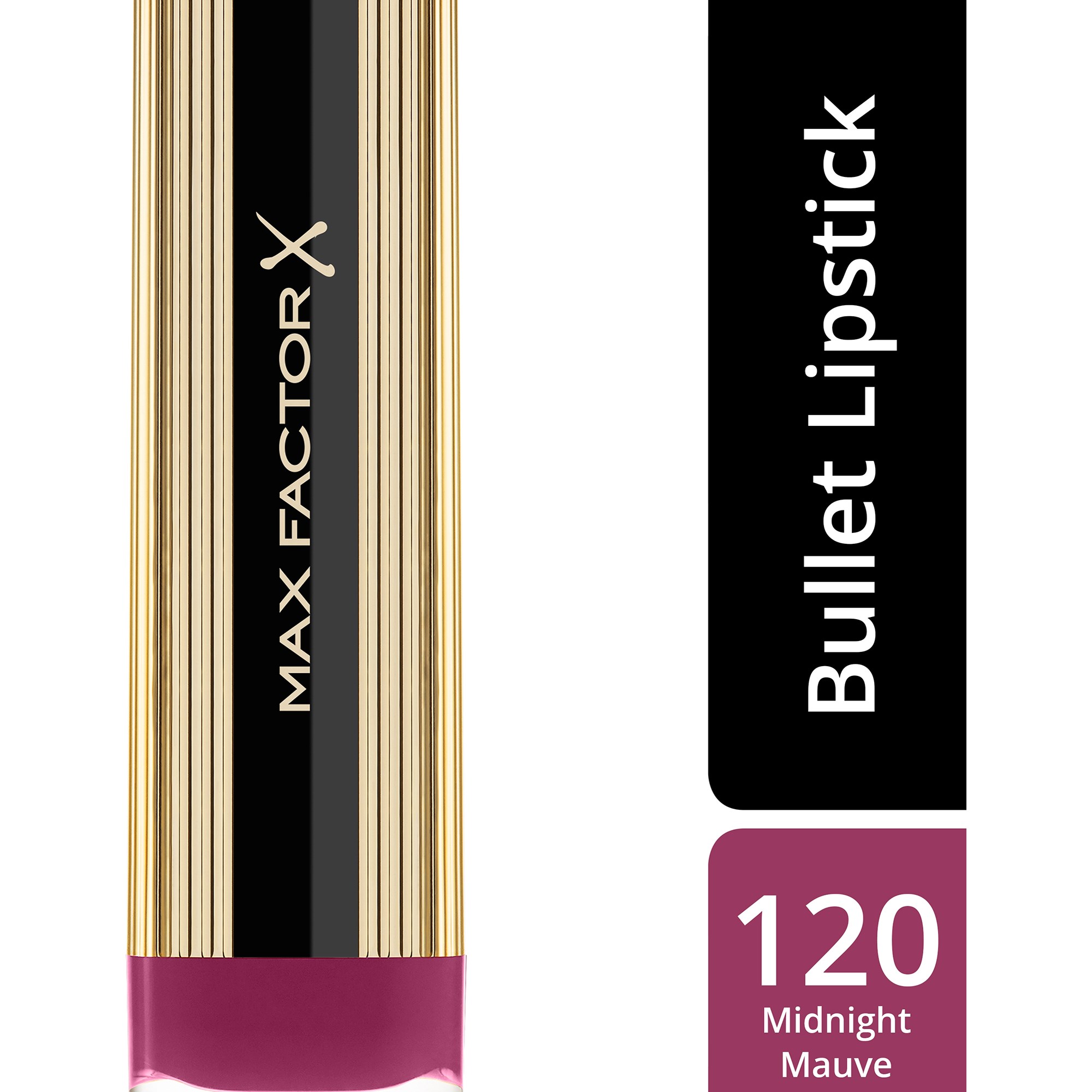Alternativ bild 1 för Max Factor Colour Elixir Lipstick 120 Midnight Mauve