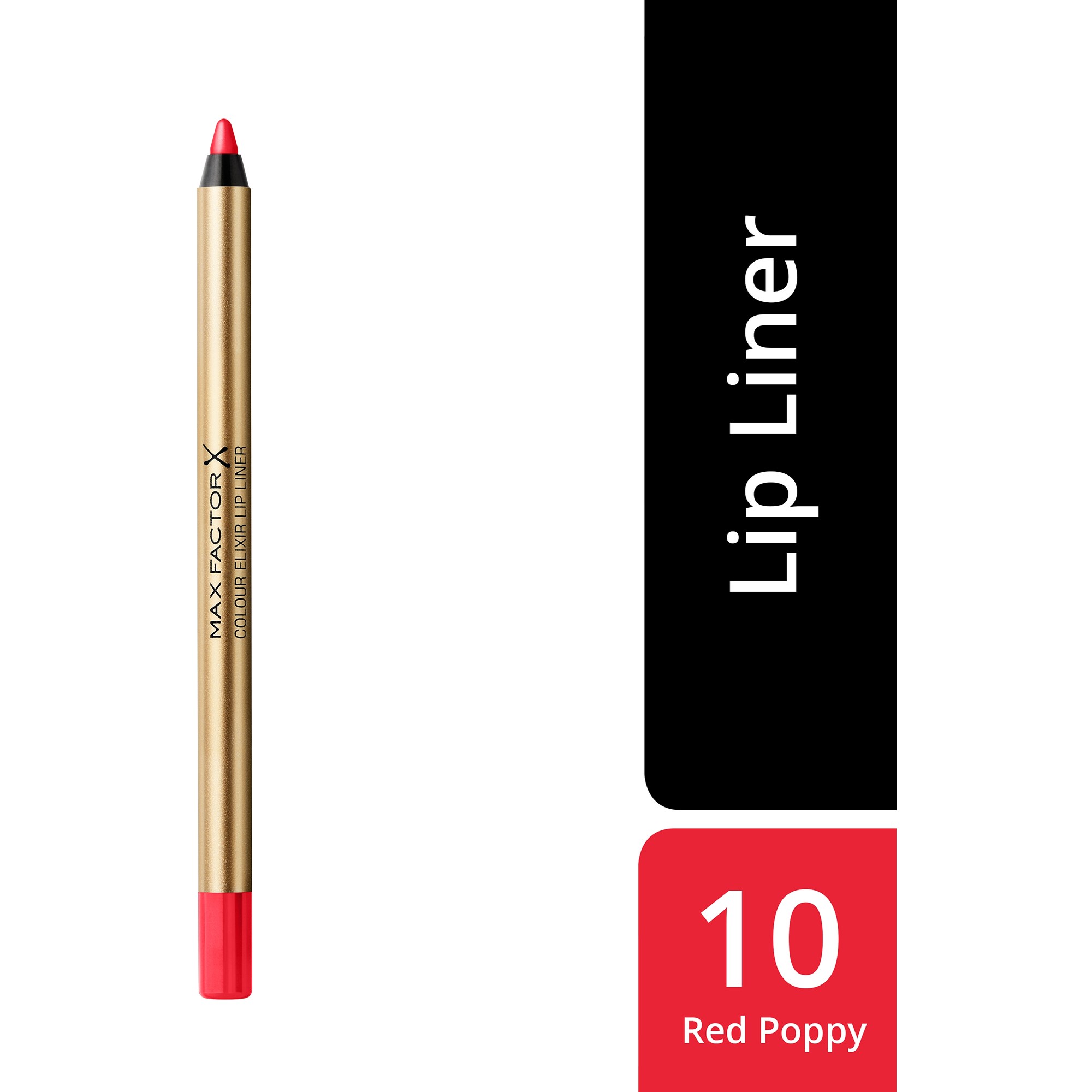 Alternativ bild 1 för Max Factor Colour Elixir Elixir Lipliner 55 Red Poppy