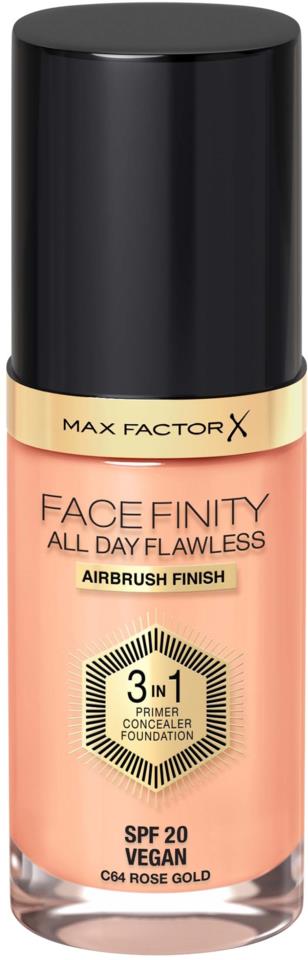 Max Factor Facefinity All Day Flawless Foundation 64 Rose Gold
