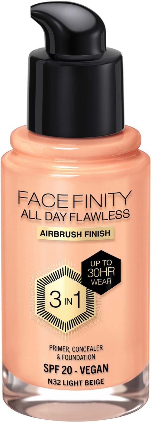 Max Factor Facefinity All Day Flawness 3in1 Liquid Foundation 2 Light beige
