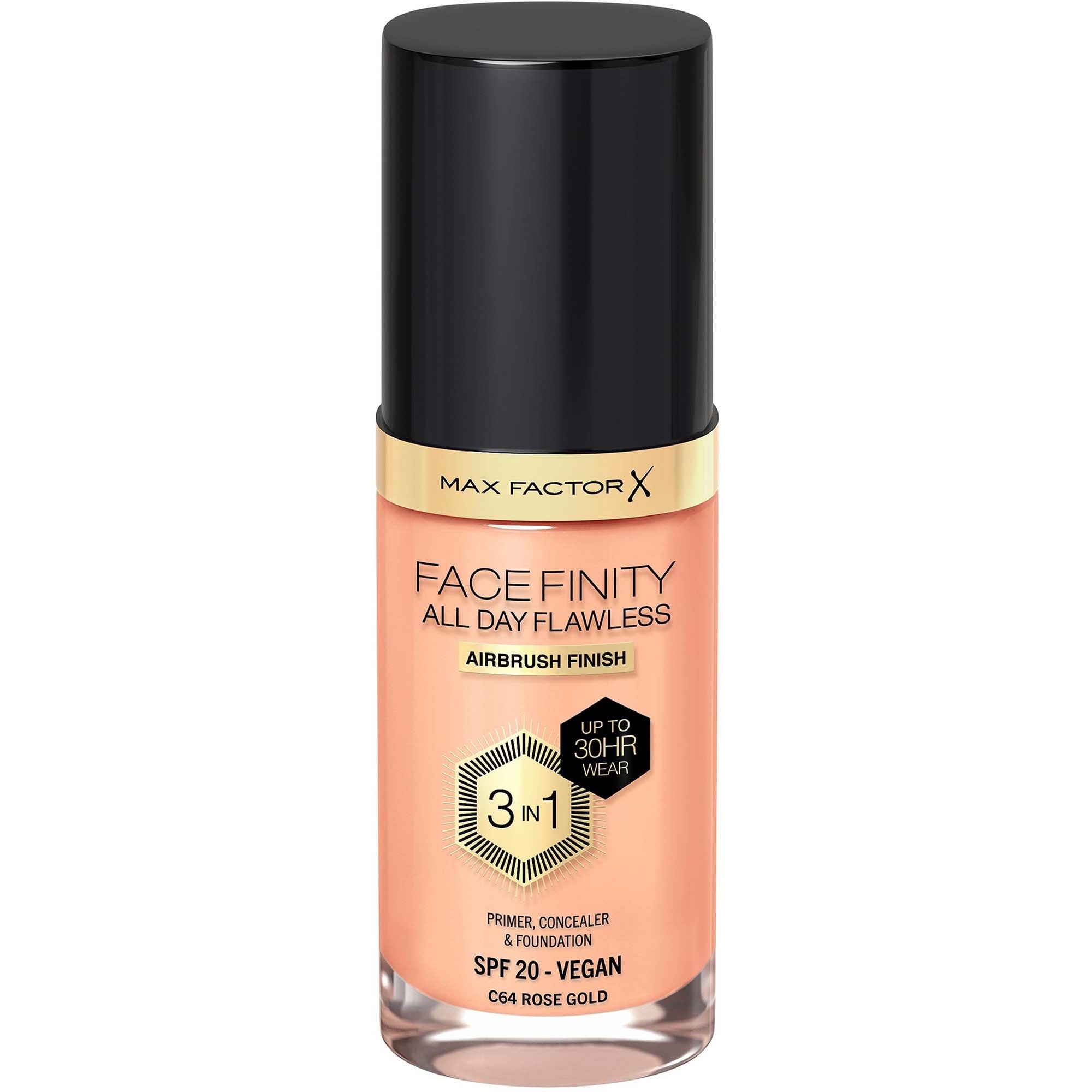 Max Factor Max Factor Facefinity All Day Flawness 3in1 Liquid Foundation 64 Rose Gold