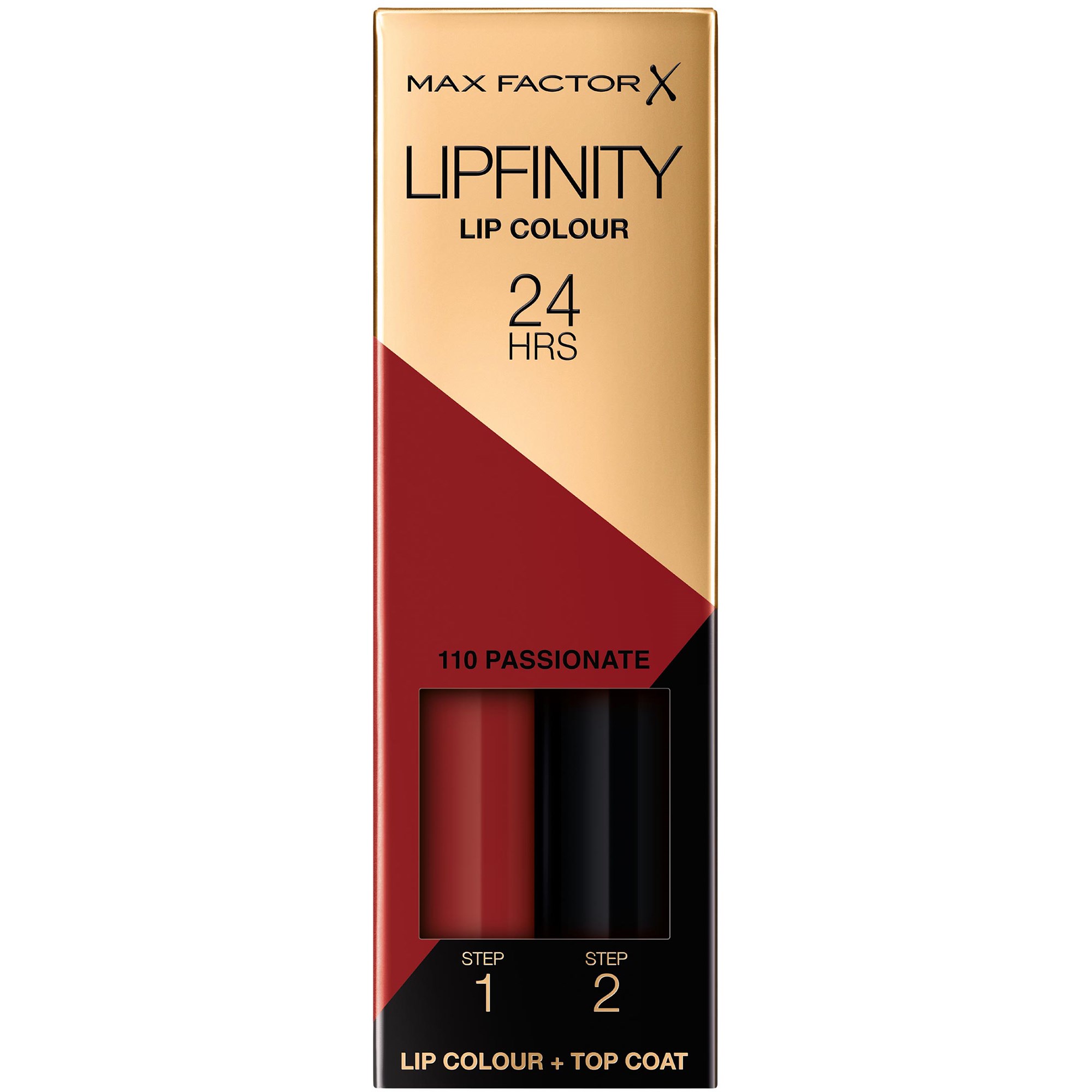 Bilde av Max Factor Lipfinity 2-step Long Lasting Lipstick 110 Passionate