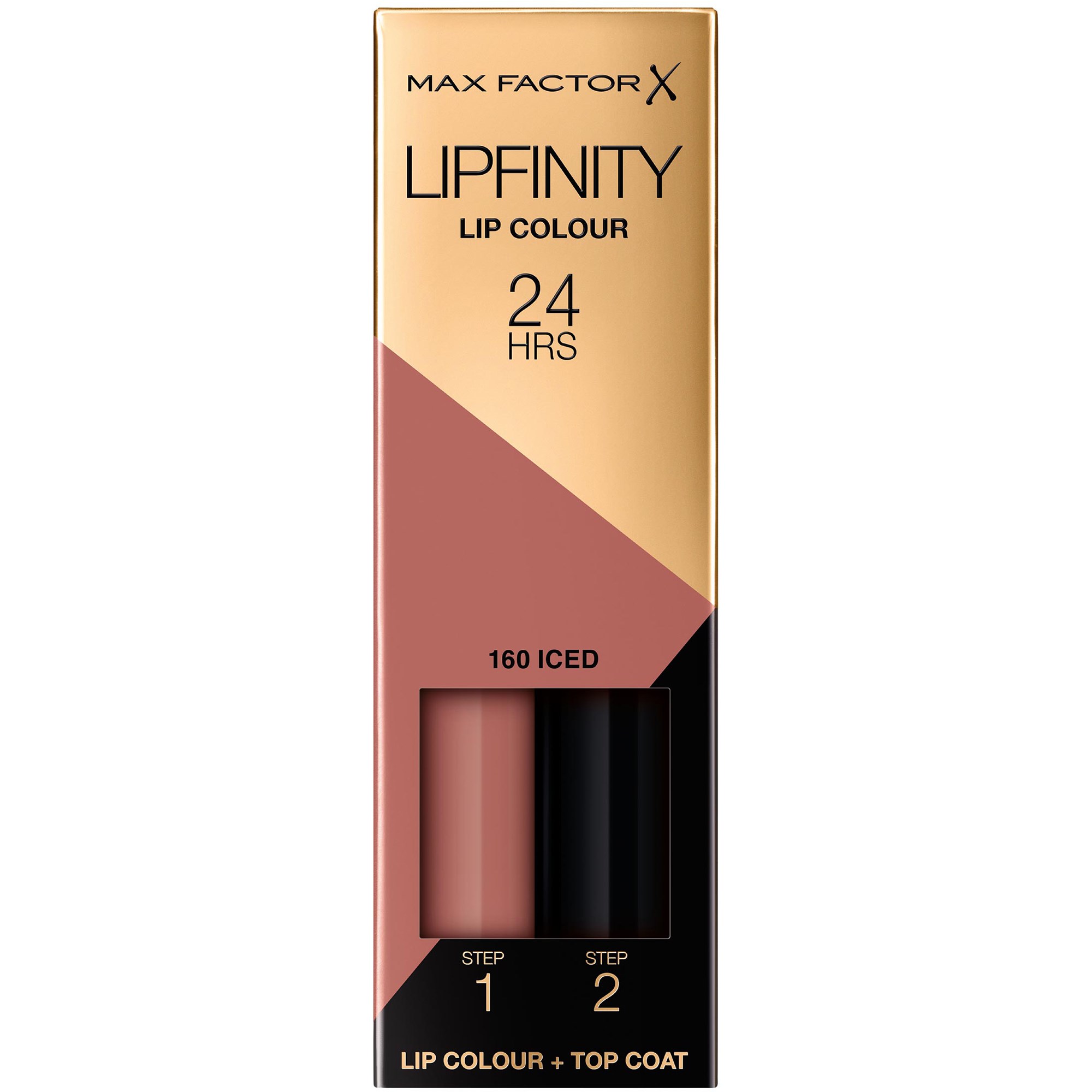 Bilde av Max Factor Lipfinity 2-step Long Lasting Lipstick 160 Iced