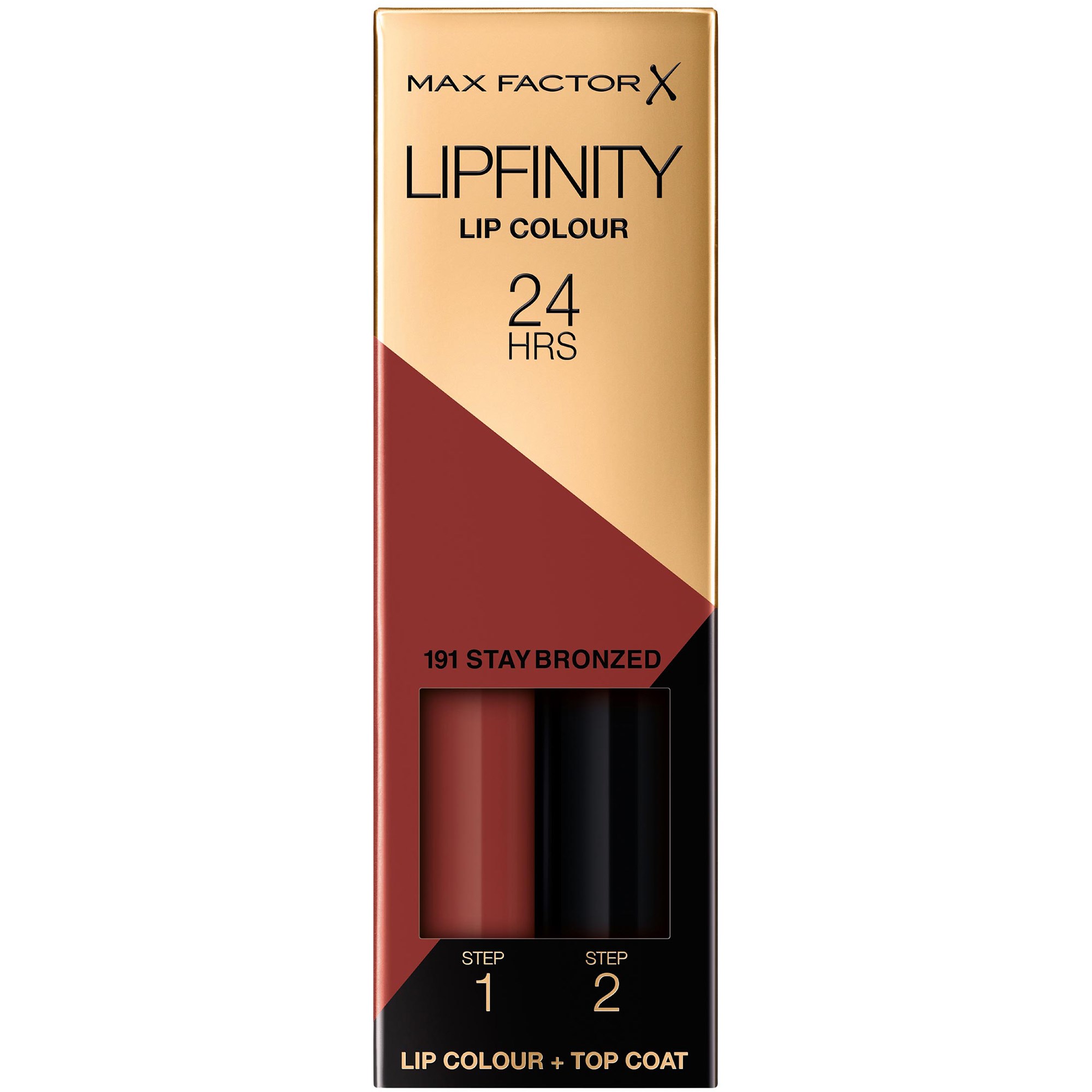 Bilde av Max Factor Lipfinity 2-step Long Lasting Lipstick 191 Stay Bronzed