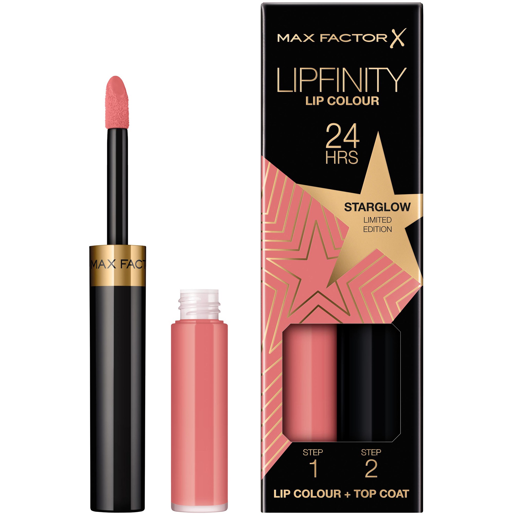 Bilde av Max Factor Lipfinity 2-step Long Lasting Lipstick 080 Starglow