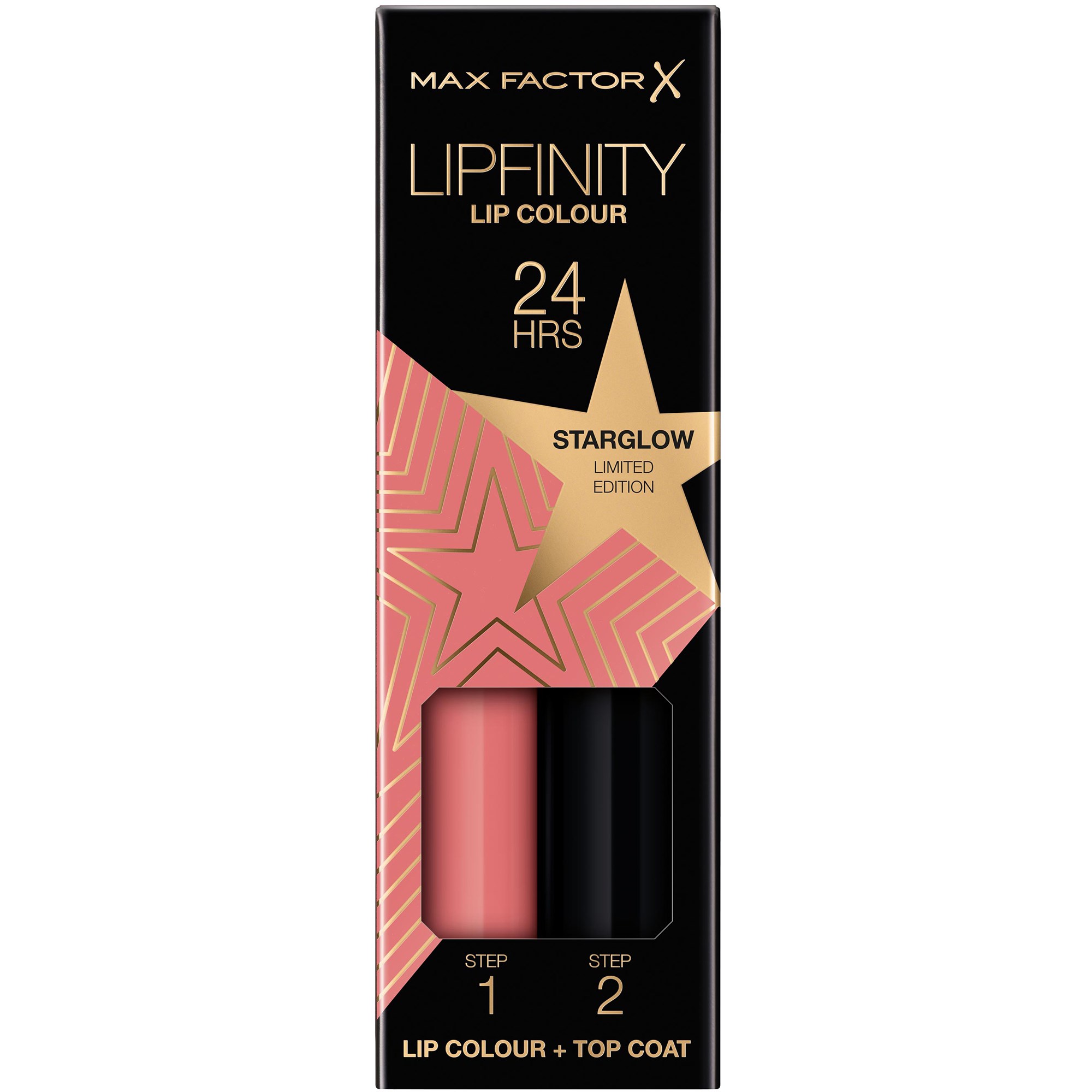 Alternativ bild 1 för Max Factor Lipfinity 2-Step Long Lasting Lipstick 080 Starglow