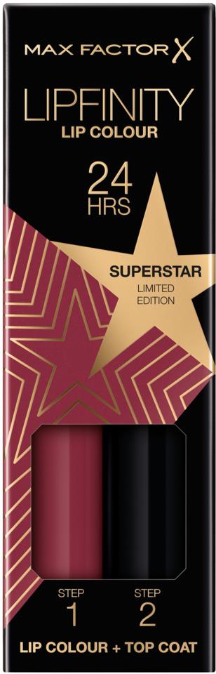 Max Factor Lipfinity 2-Step Long Lasting Lipstick 086 Superstar
