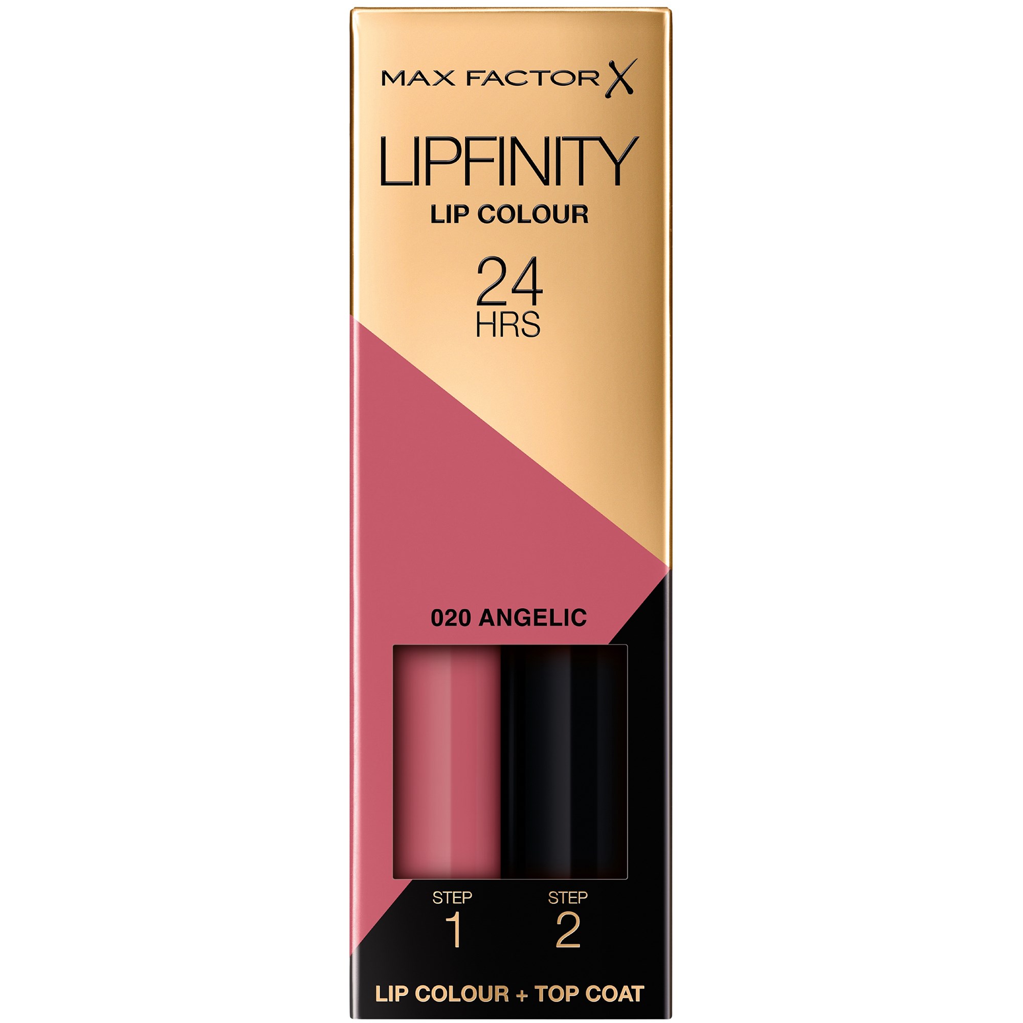 Bilde av Max Factor Lipfinity 2-step Long Lasting Lipstick 020 Angelic