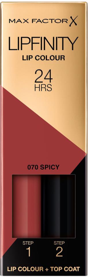 Max Factor Lipfinity Lip Colour 070 Spicy