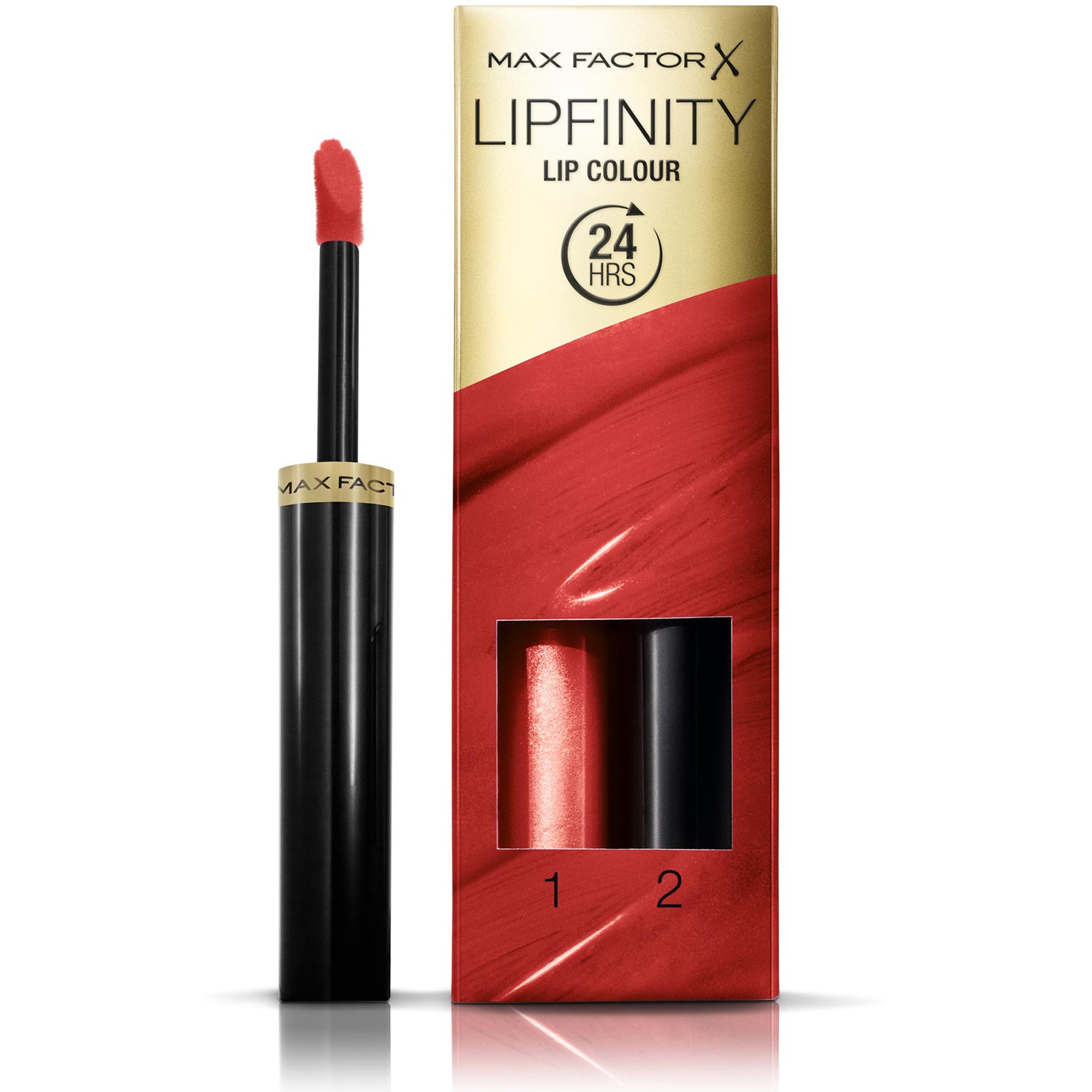 Bilde av Max Factor Lipfinity 2-step Long Lasting Lipstick 120 Hot