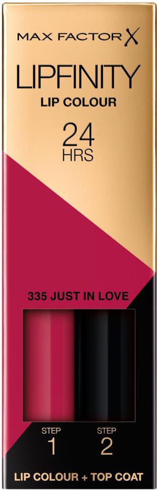 Max Factor Lipfinity 2-Step Long Lasting Lipstick  335 Just In Love