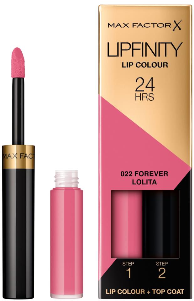 Max Factor Lipfinity 2-Step Long Lasting Lipstick 22 Forever Lolita