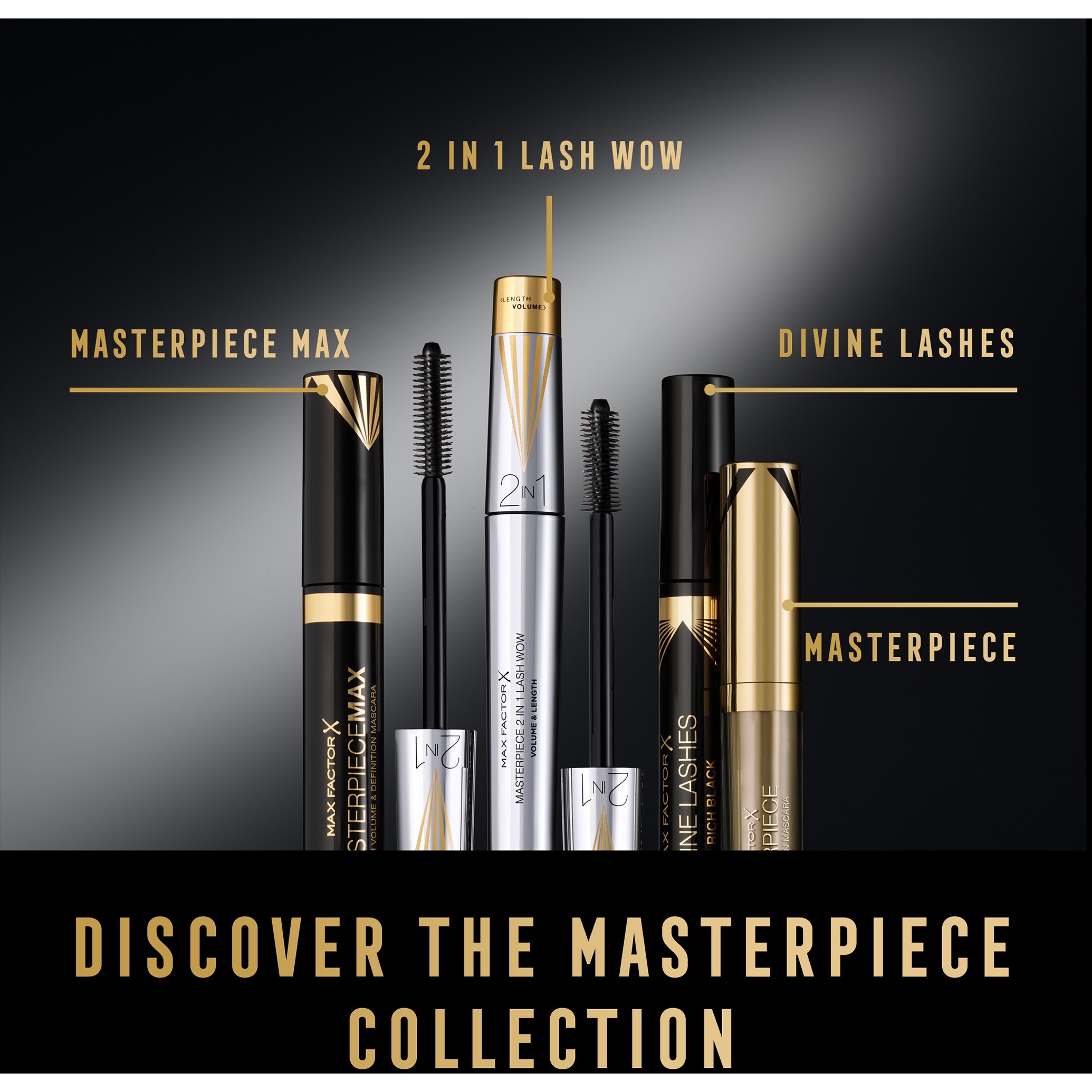Max Factor Masterpiece 2in1 Lash Wow Mascara Black Brown (obrázok 8)