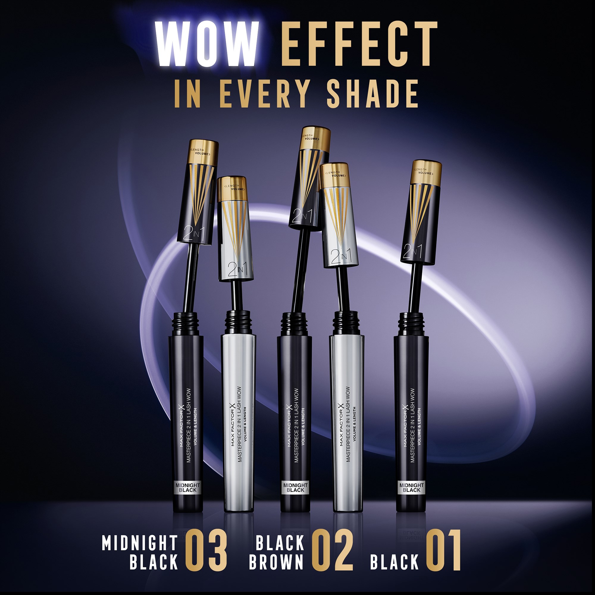 Max Factor Masterpiece 2in1 Lash Wow Mascara Midnight Black (obrázok 9)