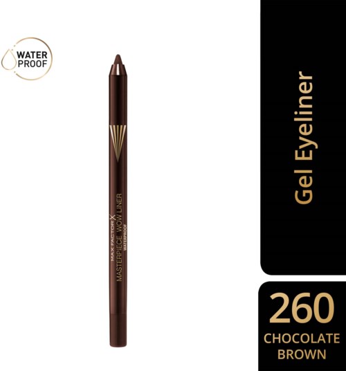 Geleyeliner in Schokoladenbraun, wasserdicht, einfacher brauner Stift, für Augen-Make-up.