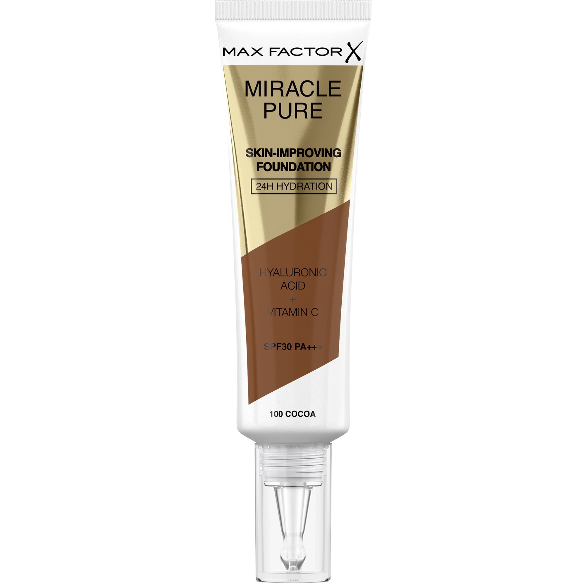 Bilde av Max Factor Miracle Pure Skin-improving Foundation 100 Cocoa
