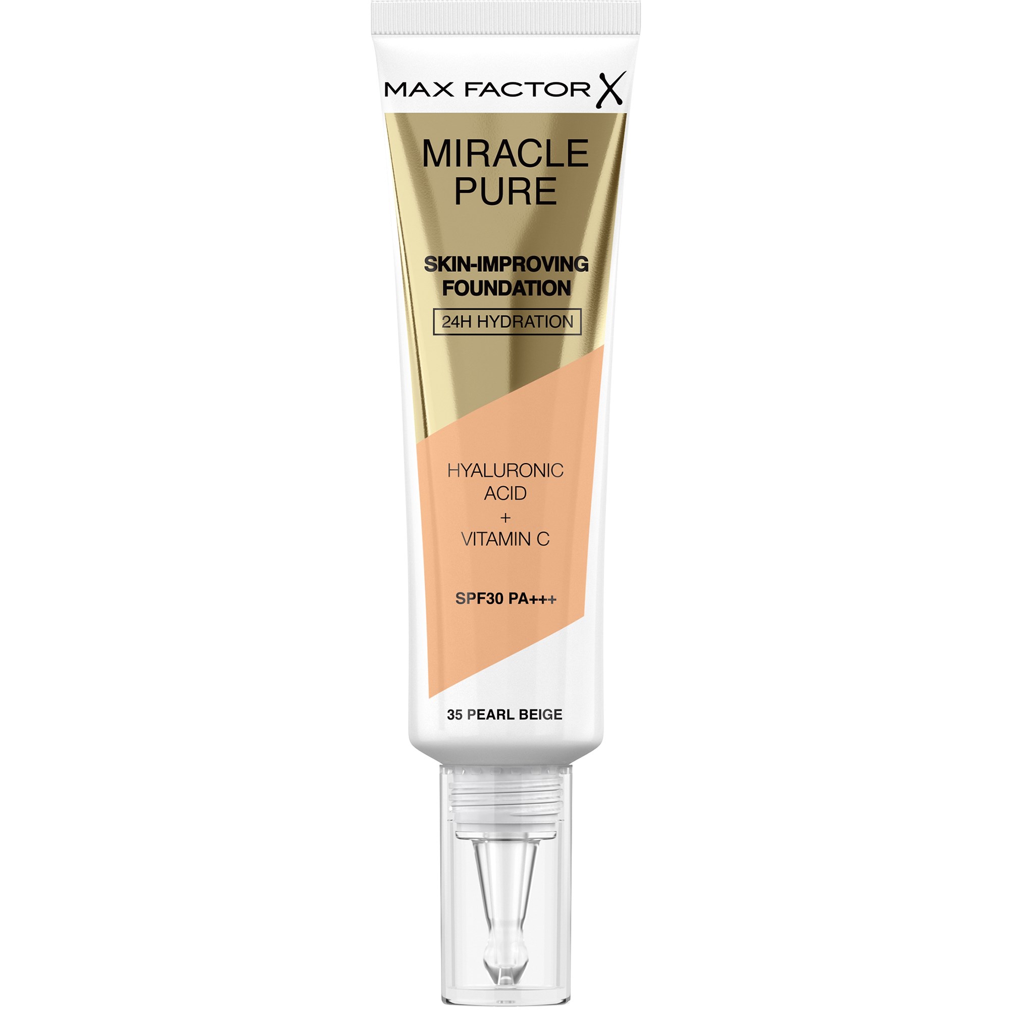 Max Factor Miracle Pure Skin-Improving Foundation 35 Pearl Beige 30ml