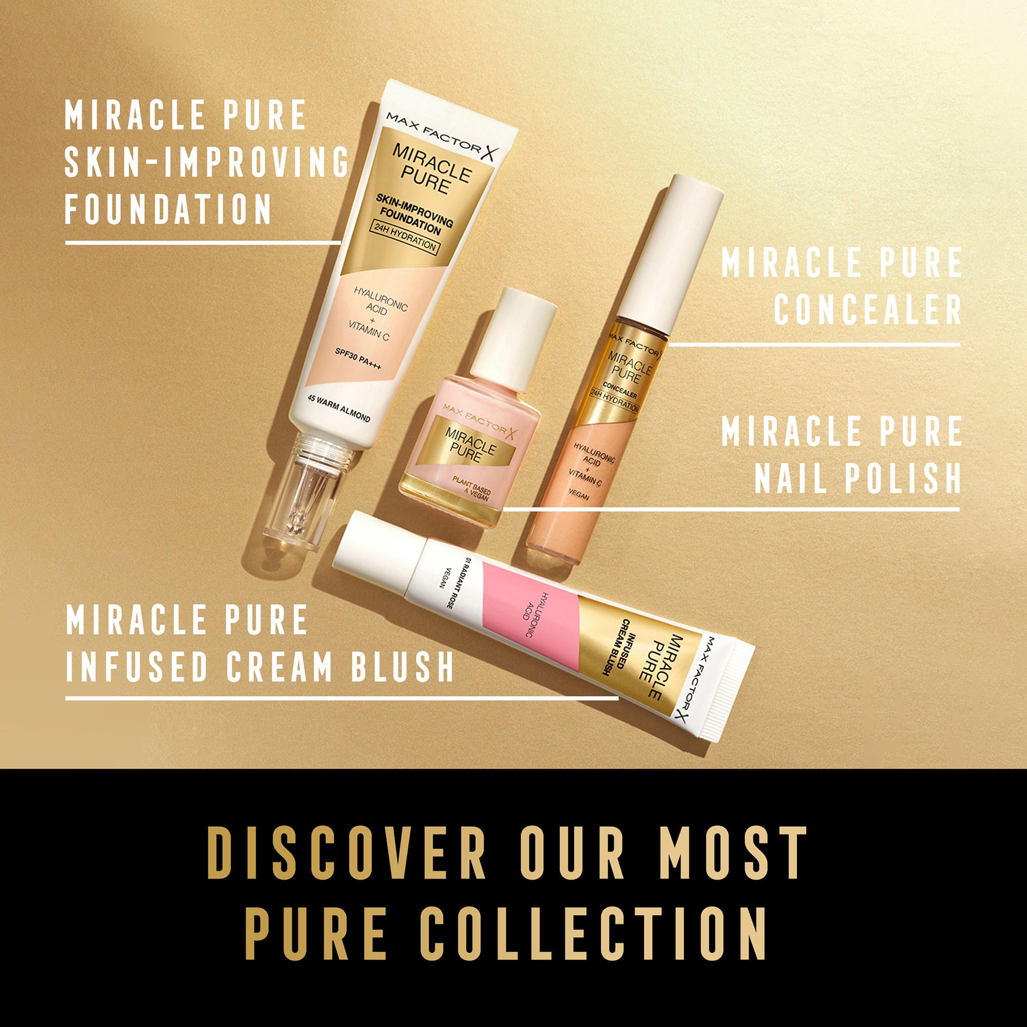 Max Factor Miracle Pure Skin Improving Foundation 40 Light Ivory (obrázok 11)