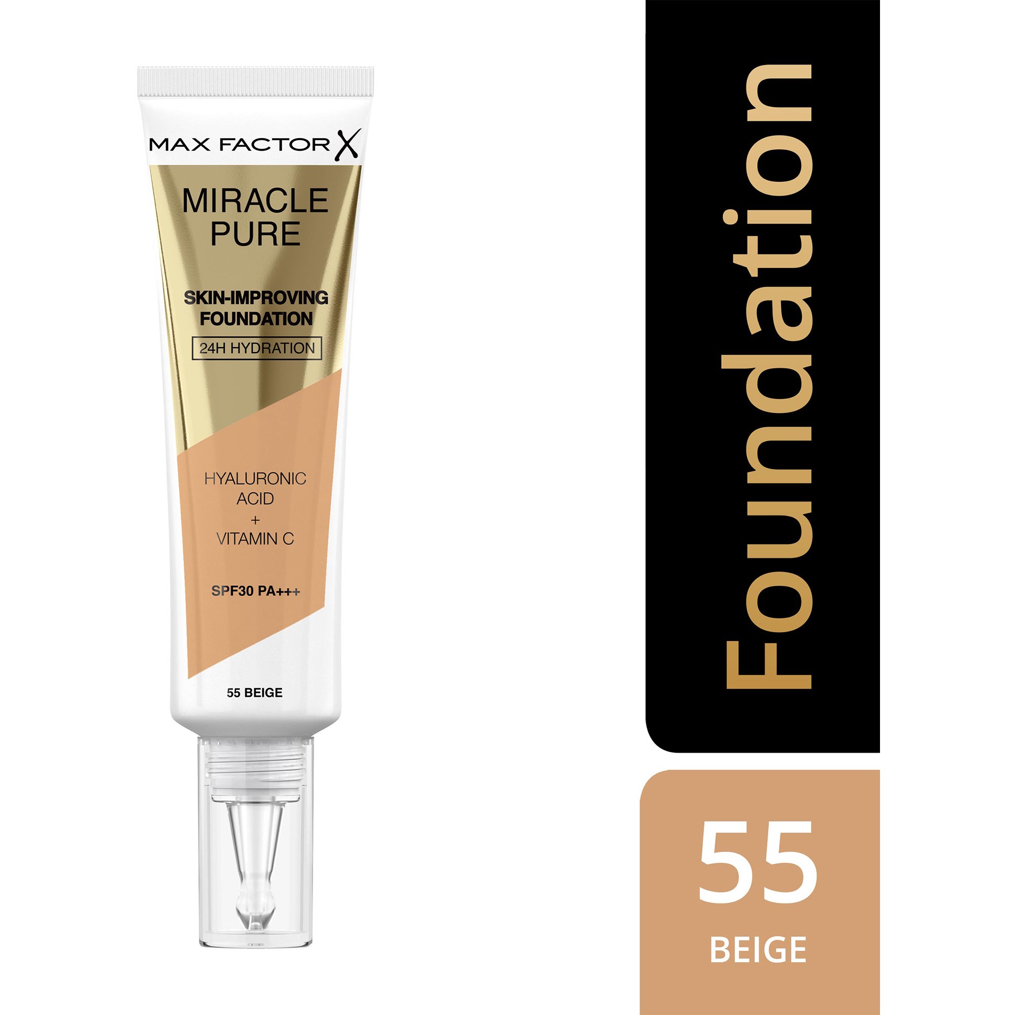 Max Factor Miracle Pure Skin Improving Foundation 55 Beige
