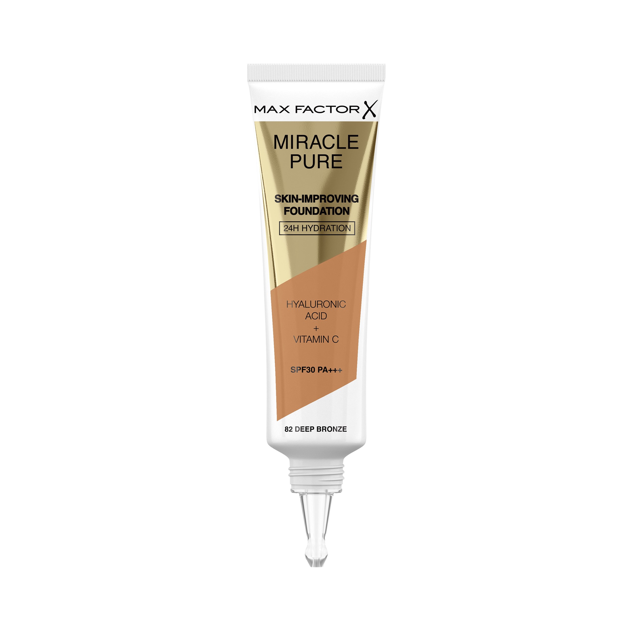 Max Factor Miracle Pure Skin-Improving Foundation 82 Deep Bronze