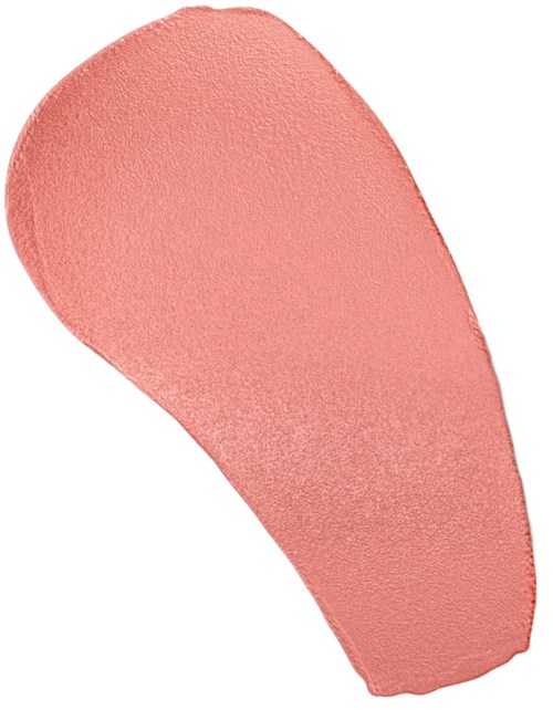 Een roze make-up spons met afgeronde randen en een traanvormige vorm. Het heeft een zachte, getextureerde oppervlakte.