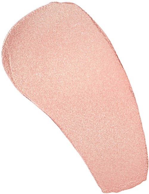 Een zachte roze aquarelblad met een ronde, treurvormige vorm.