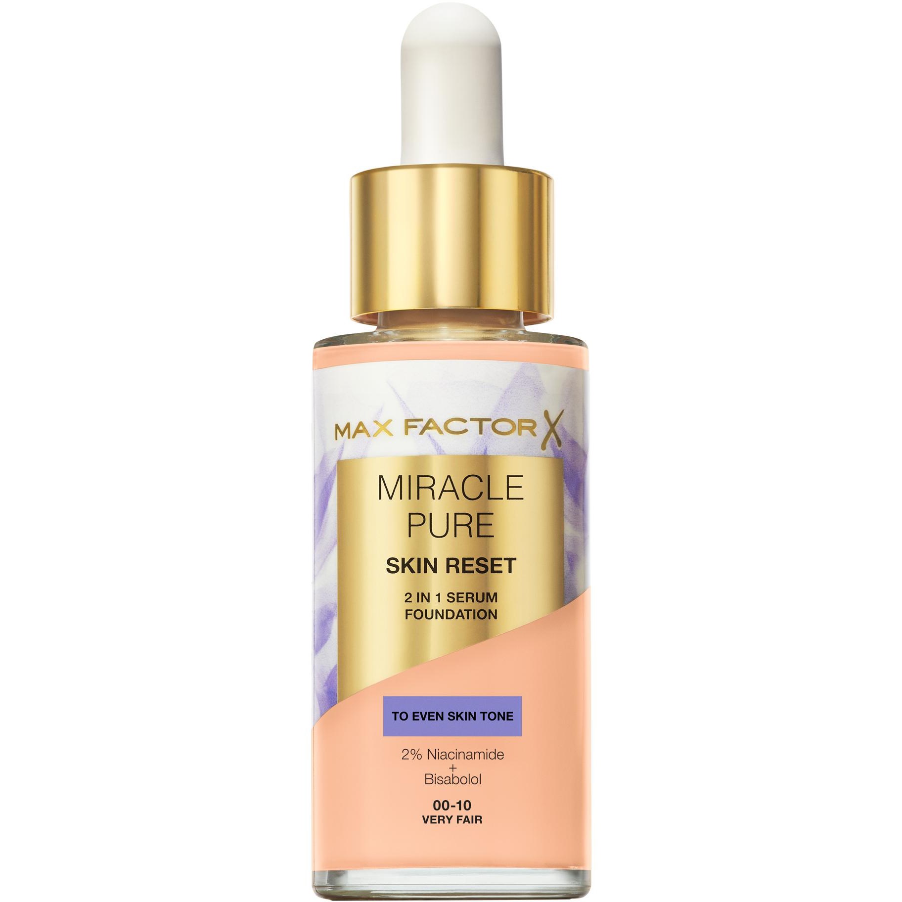 Max Factor Miracle Pure Miracle Pure Skin Reset 2 In 1 Serum Foun billede