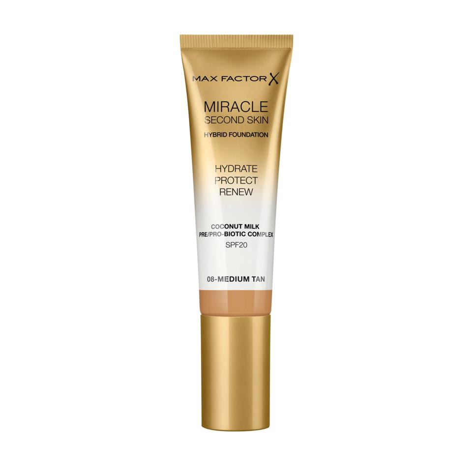Max Factor Miracle Touch Second Foundation 08 Medium Tan