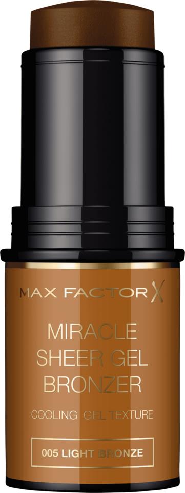 Max Factor Miracle Sheer Gel Bronzer 005 Light Bronze
