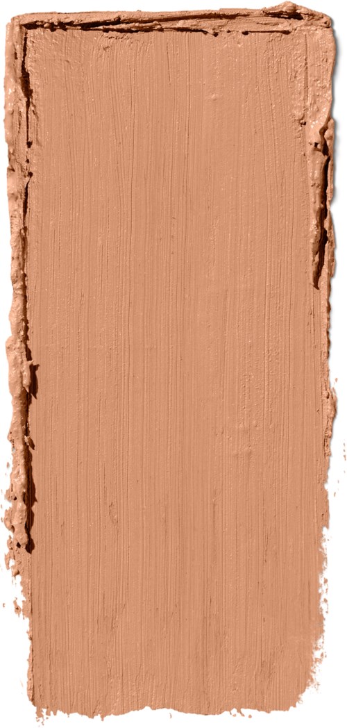 Ein rechteckiger Farbklecks in Beige- oder Hellbraun, mit unregelmäßigen Kanten.