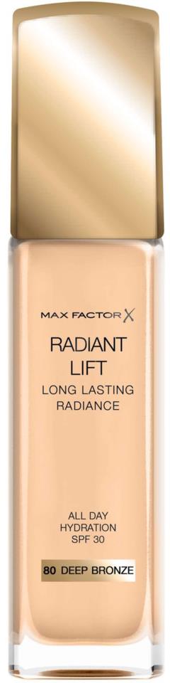 Max Factor Radiant Lift Foundation 80 Deep Bronze