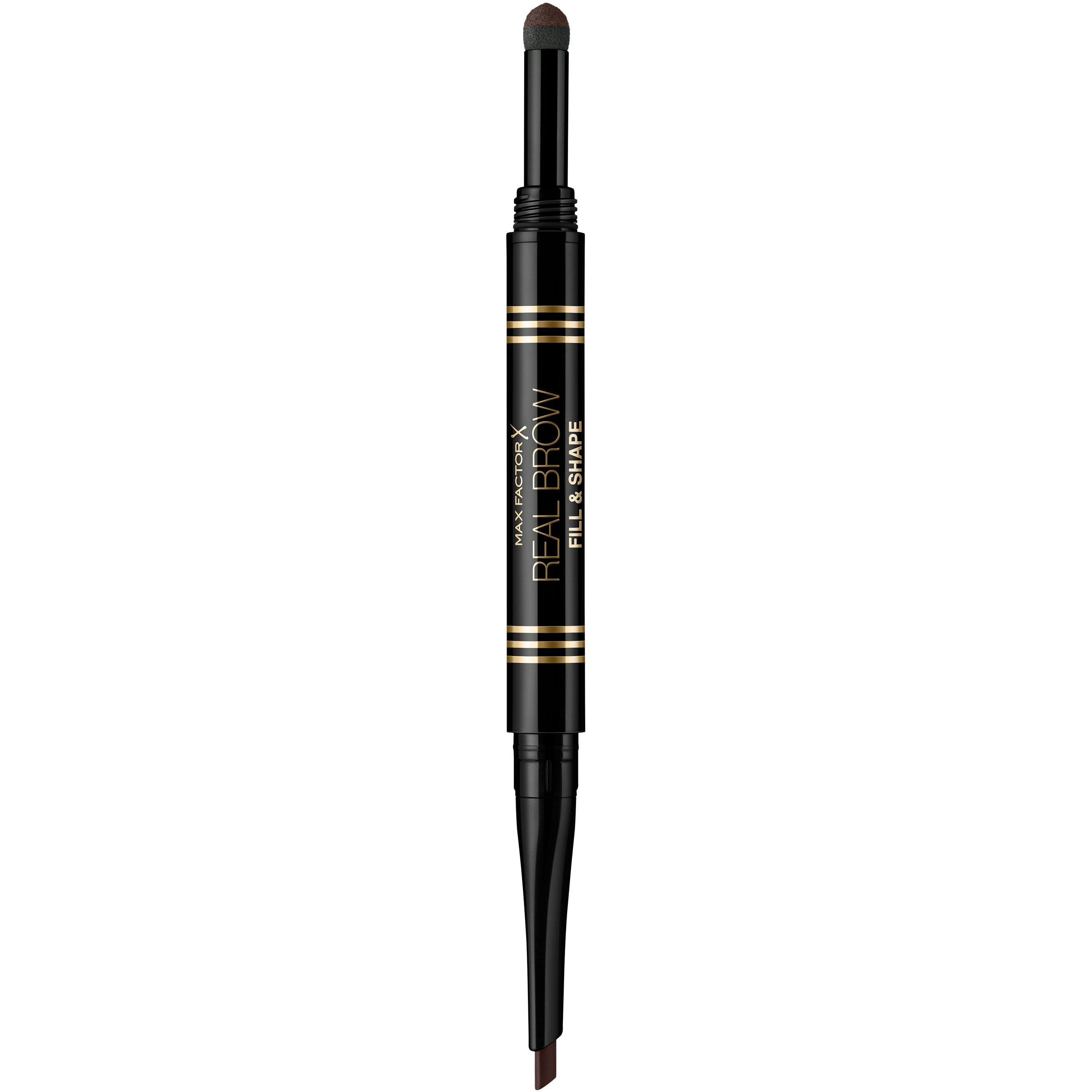 Alternativ bild 1 för Max Factor Real Brow Fill&Shape 004 Deep Brown