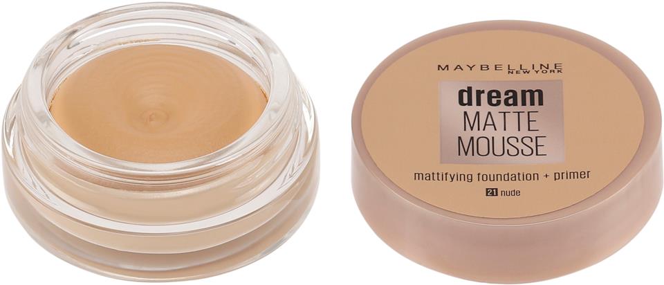 Maybelline New York Dream Matte Mousse Foundation 21 Nude