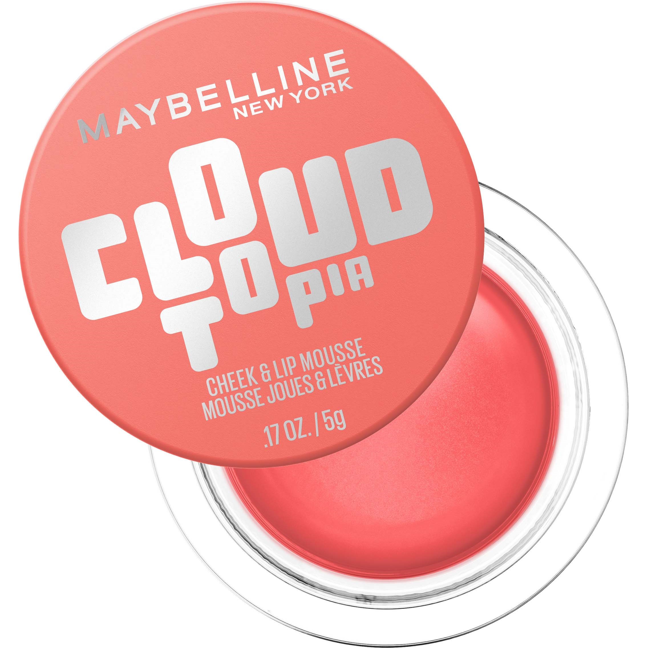 Maybelline New York Cloudtopia Cheek & Lip Mousse 5 Coral Illusio billede