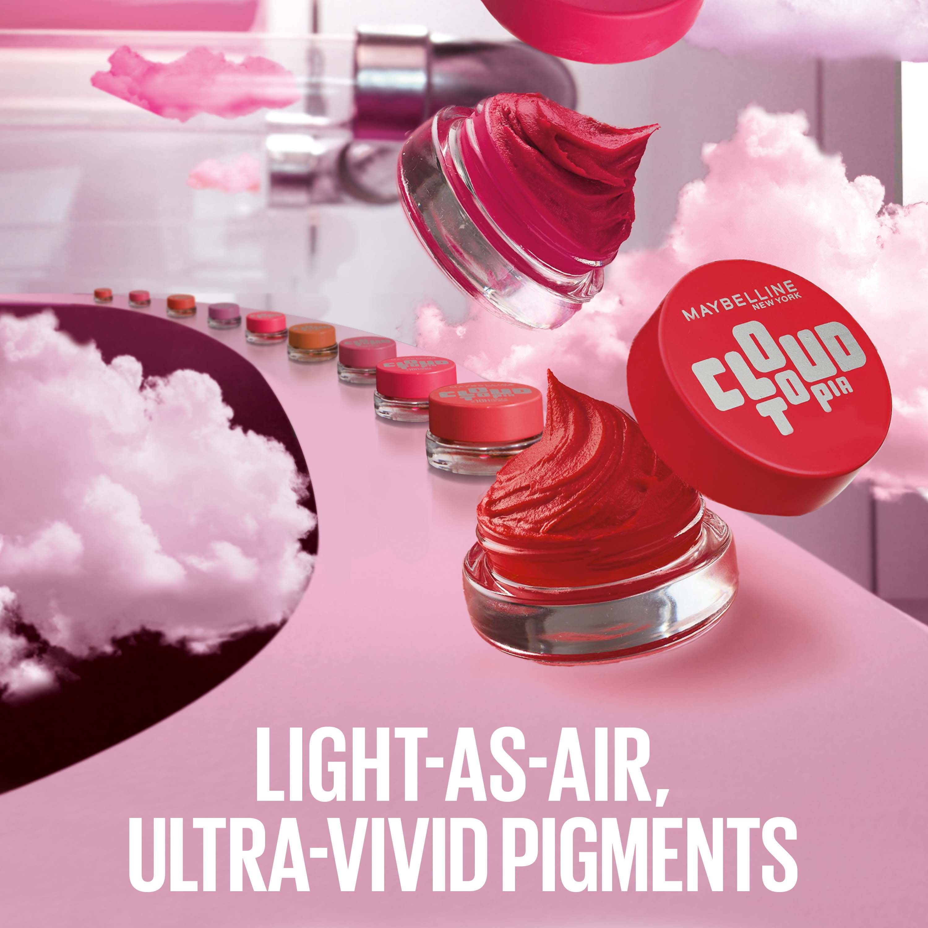 Maybelline New York Cloudtopia Cheek & Lip Mousse 7 Moonlit Rose (obrázok 4)