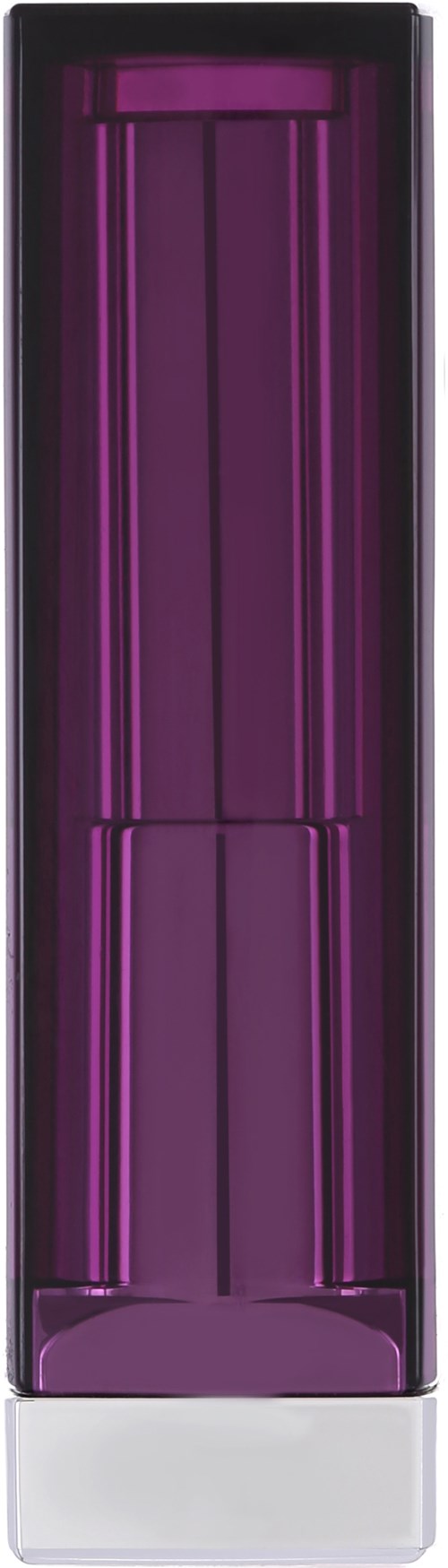 Langer, lila Feuerzeug mit silberner Basis und einfachem Design.