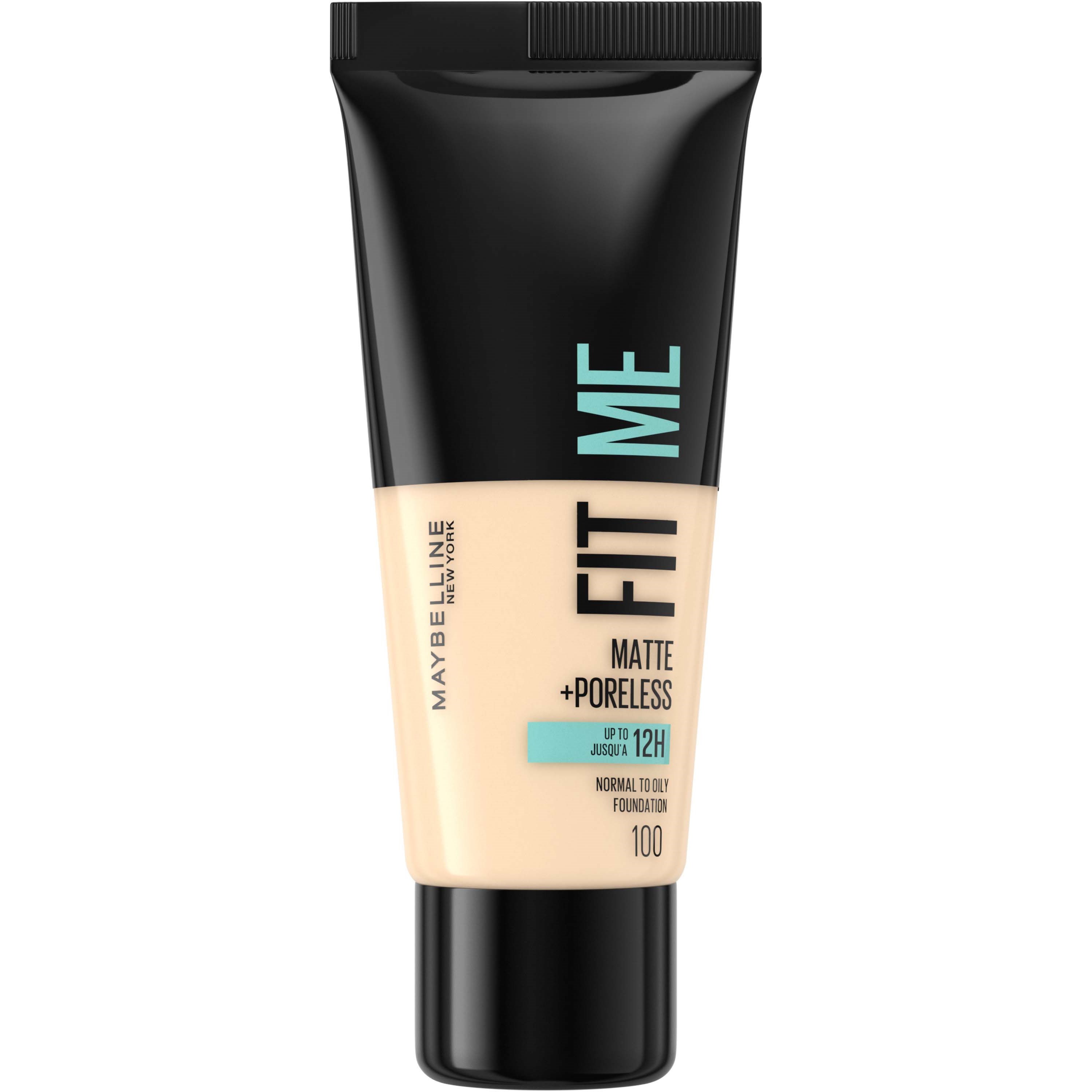Maybelline New York Fit Me Matte + Poreless Foundation 100 Warm Ivory (obrázok 5)