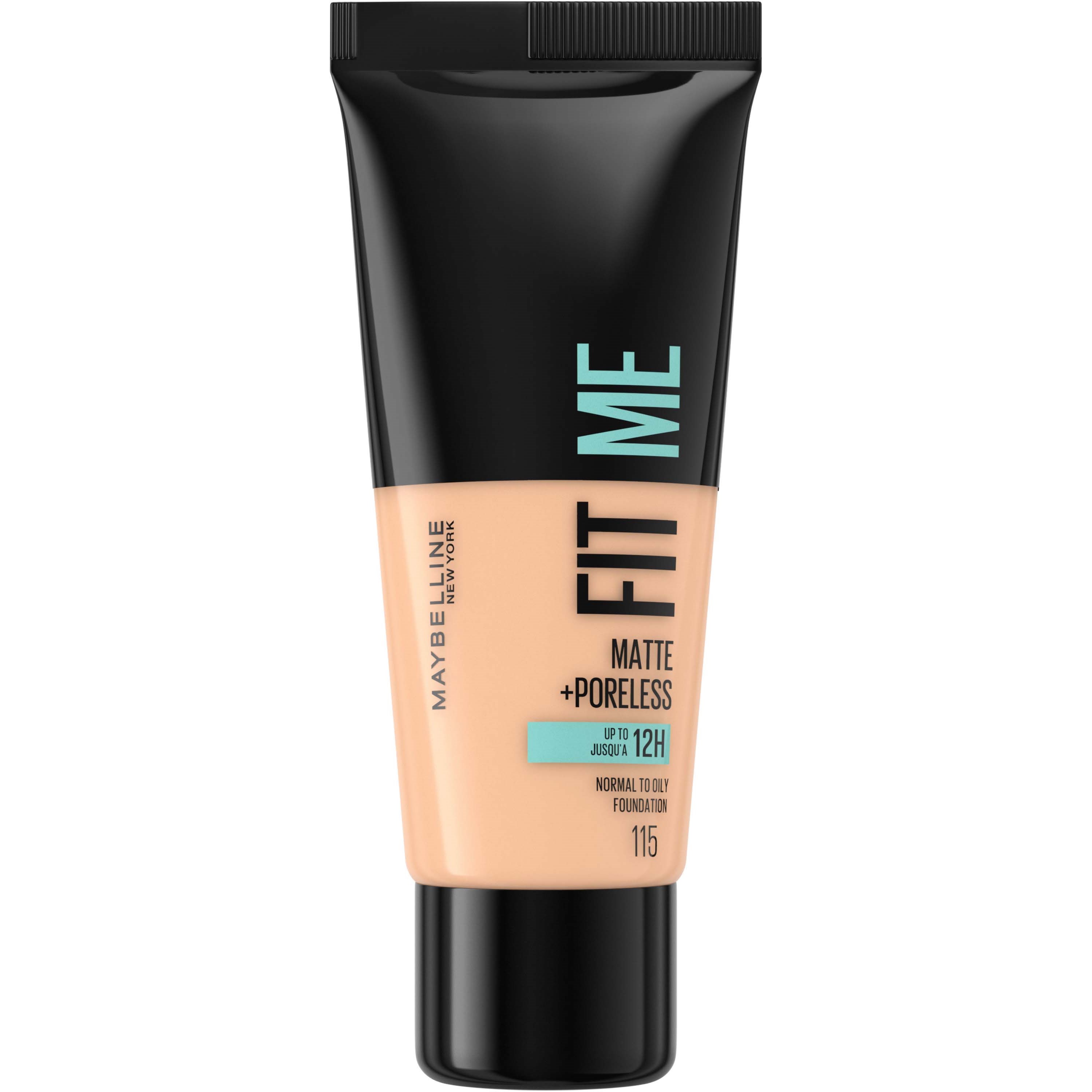Maybelline New York Fit Me Matte + Poreless Foundation 115 Ivory (obrázok 5)