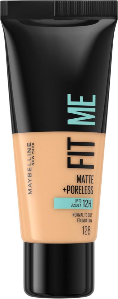 Maybelline Fit me Matte + Poreless 128 Warm Nude